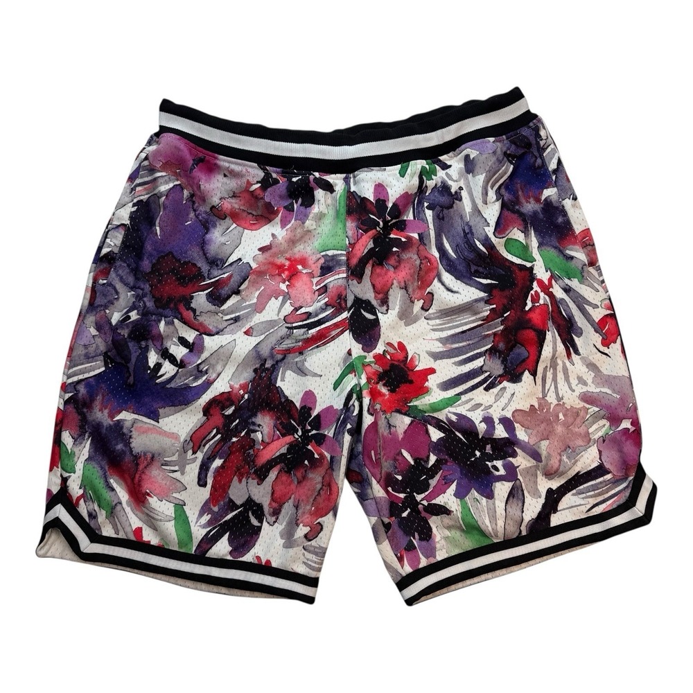 CSG Champs Sporting Goods Watercolor Floral Legend Basketball Shorts Men's 2XL